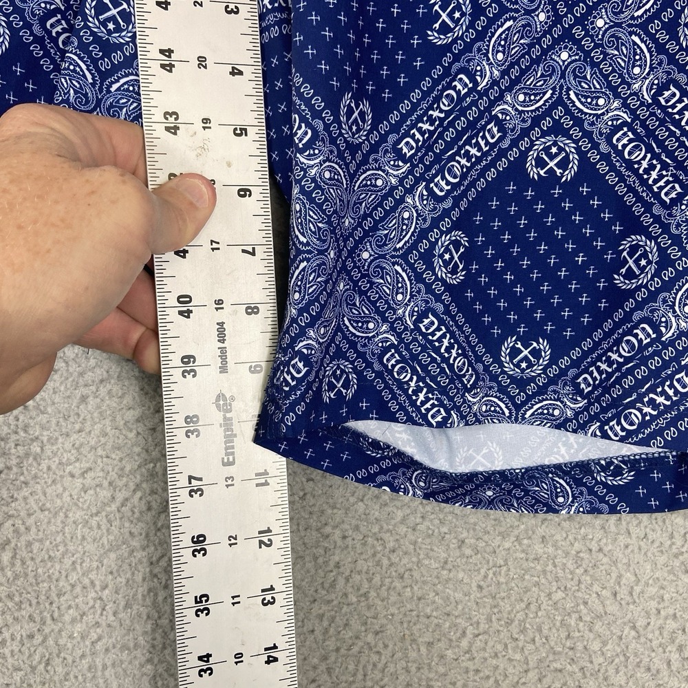 Dixxon Board Shorts Mens Size 40 Blue Paisley Bandana Swim Trunks Surf Beach Dra - Picture 6 of 12
